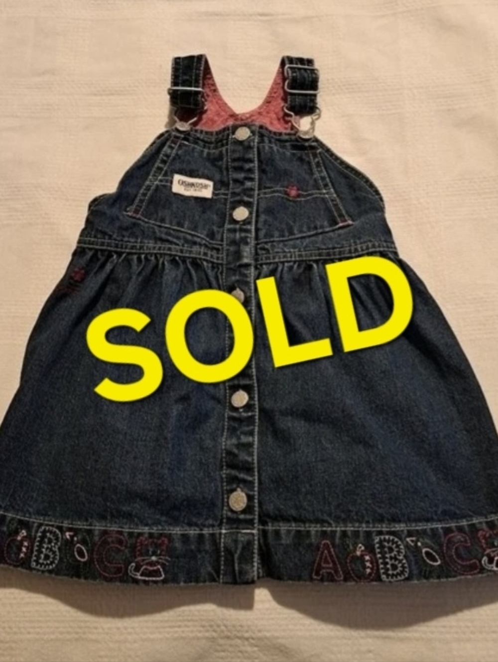 Oshkosh B'Gosh vintage jean dress 18 months